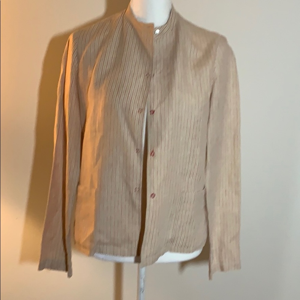 Armand Ventilo Embroidered Linen Jacket